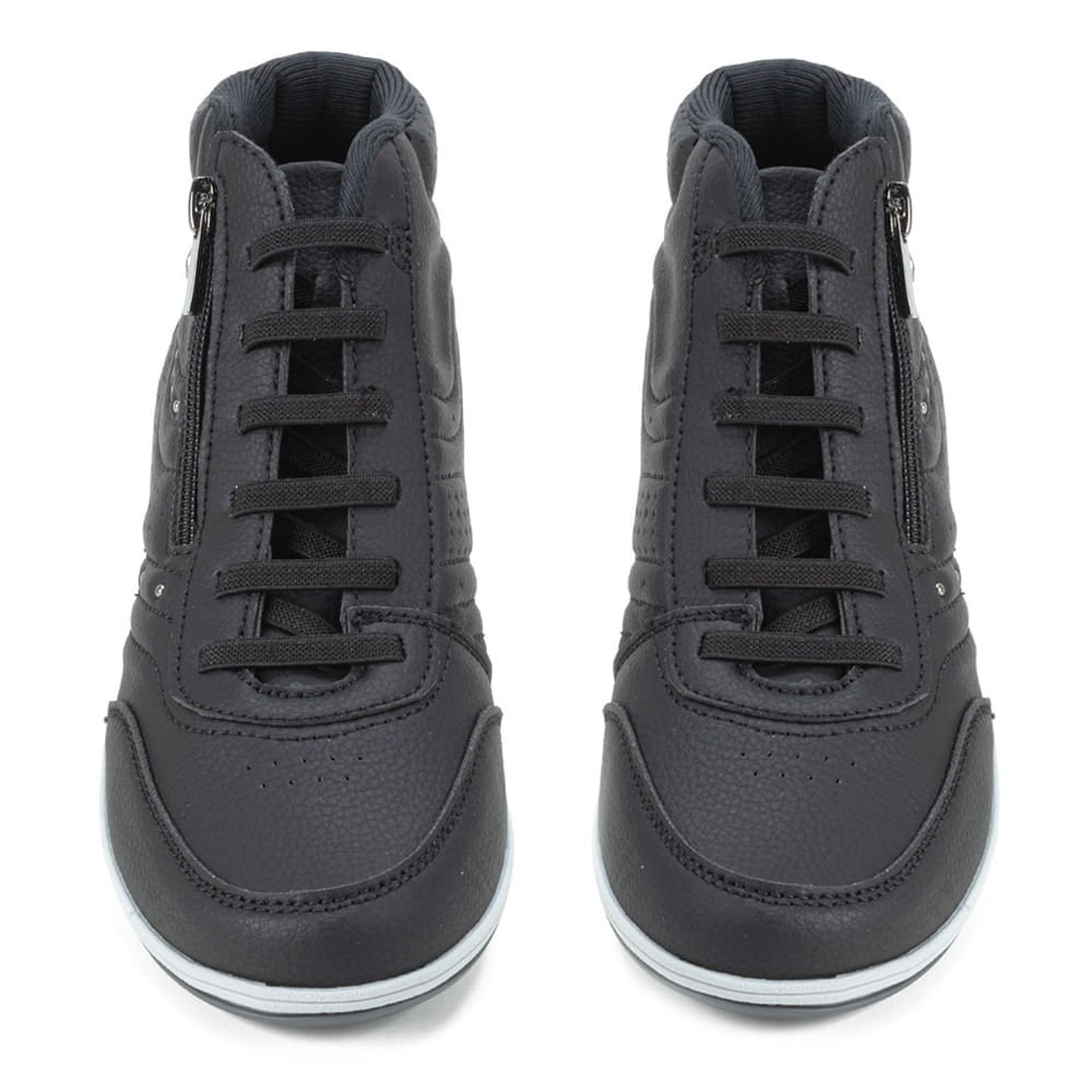 Tênis Feminino Kolosh Casual de Cano Alto Preto Preto 4