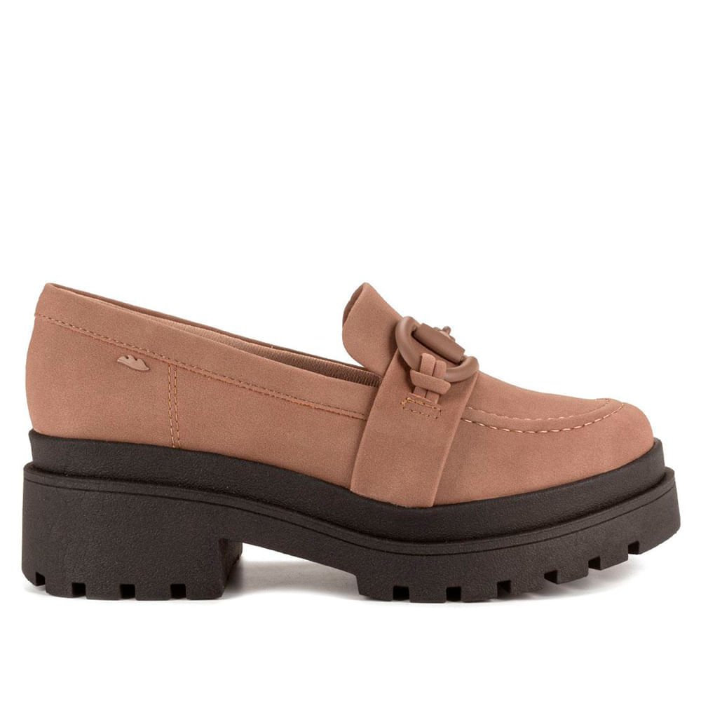 Mocassim Feminino Dakota Tratorado Marrom Claro