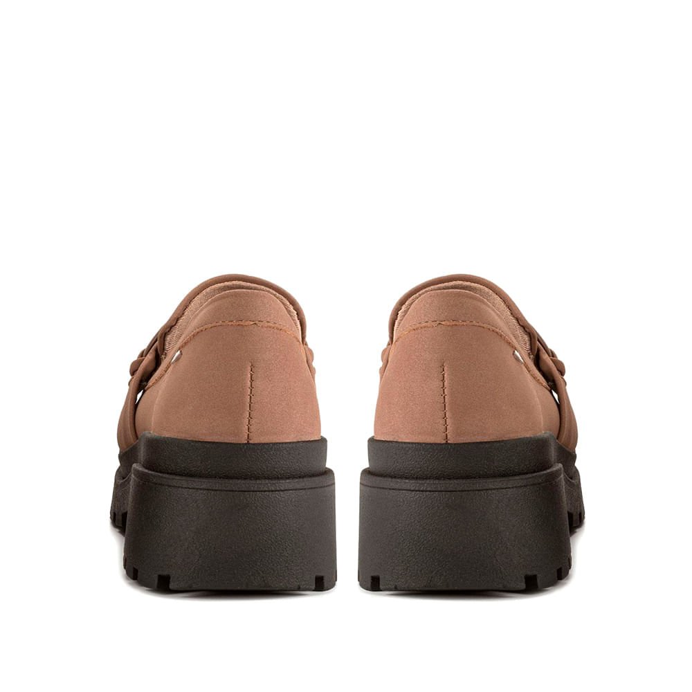 Mocassim Feminino Dakota Tratorado Marrom Claro Marrom Claro 3