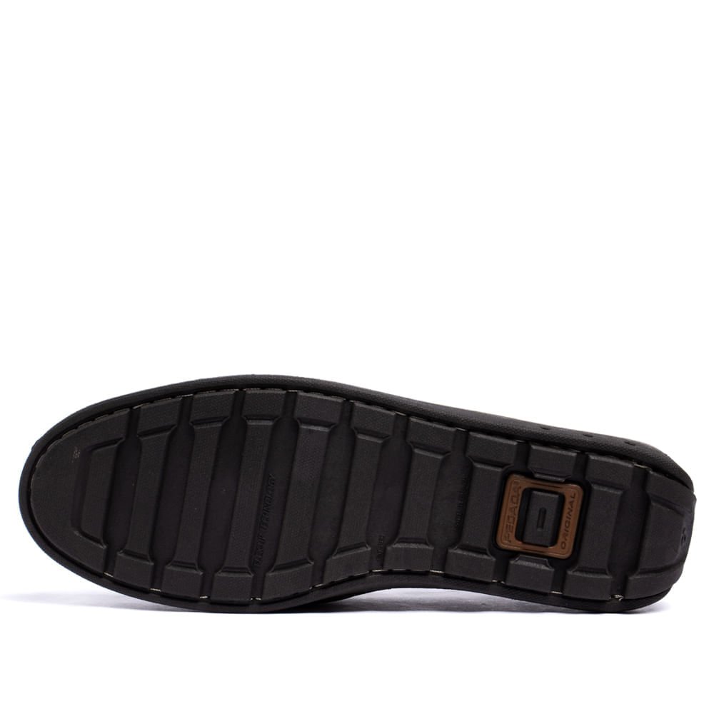 Mocassim Masculino Pegada Grans em Couro Marrom Escuro Marrom Escuro 2