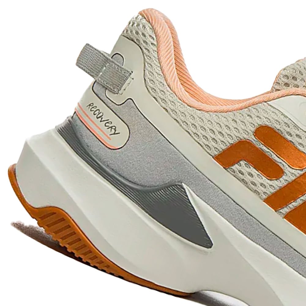 Tênis Feminino Fila Recovery Branco Bege 5