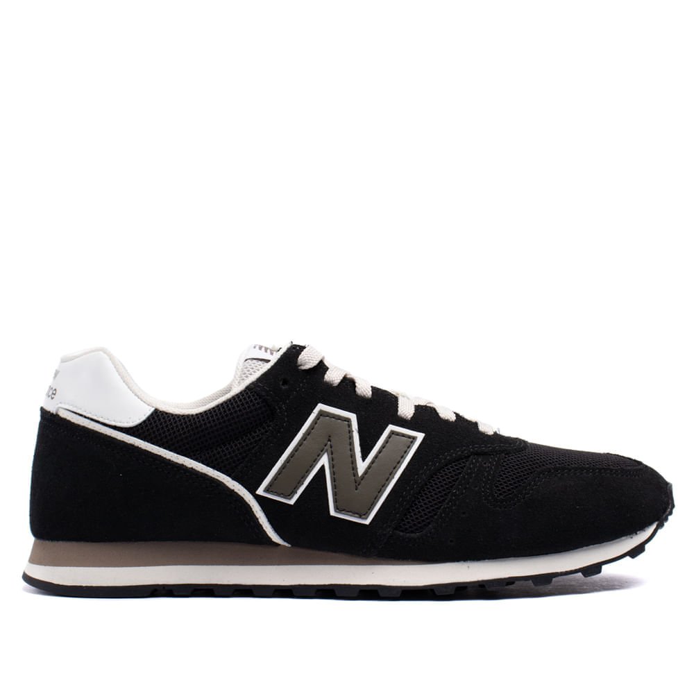 Tênis Masculino New Balance 373 V2 Preto/verde