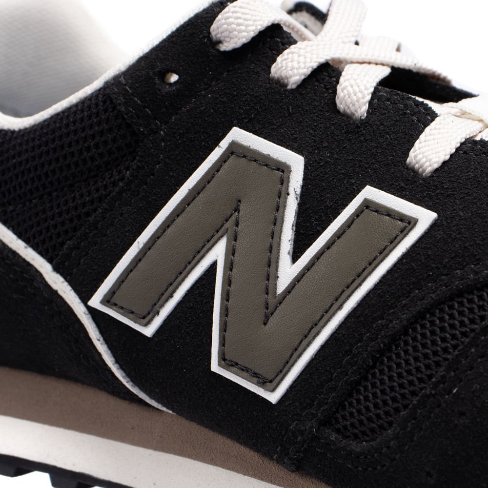 Tênis Masculino New Balance 373 V2 Preto/verde Preto/Verde 5