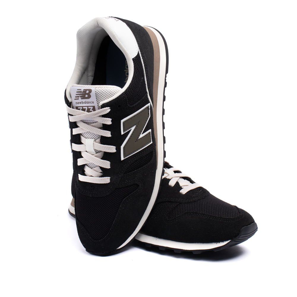 Tênis Masculino New Balance 373 V2 Preto/verde Preto/Verde 7