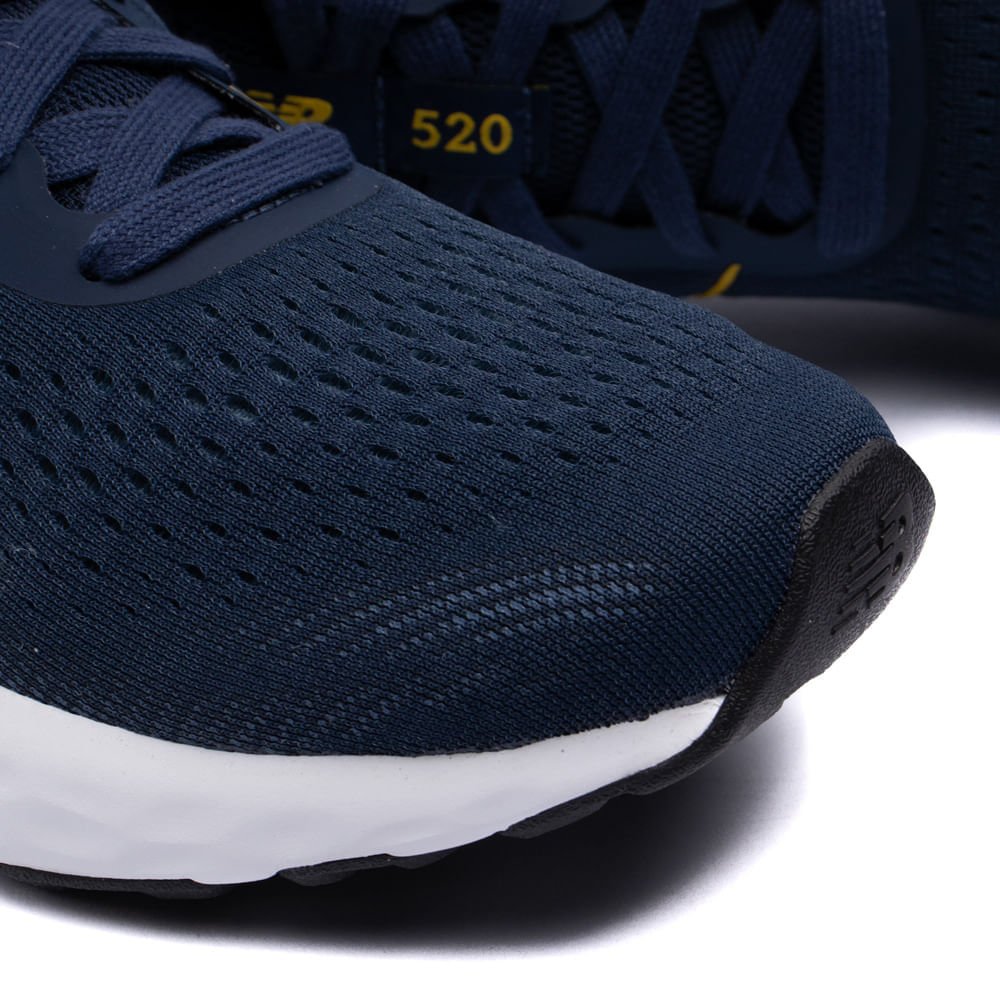 Tênis Masculino New Balance 520 v8 Marinho/amarelo Azul Marinho/Amarelo 5