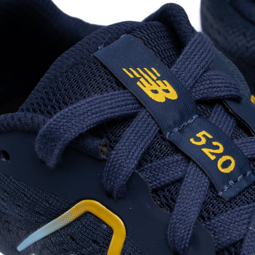 Tênis Masculino New Balance 520 v8 Marinho/amarelo Azul Marinho/Amarelo 7