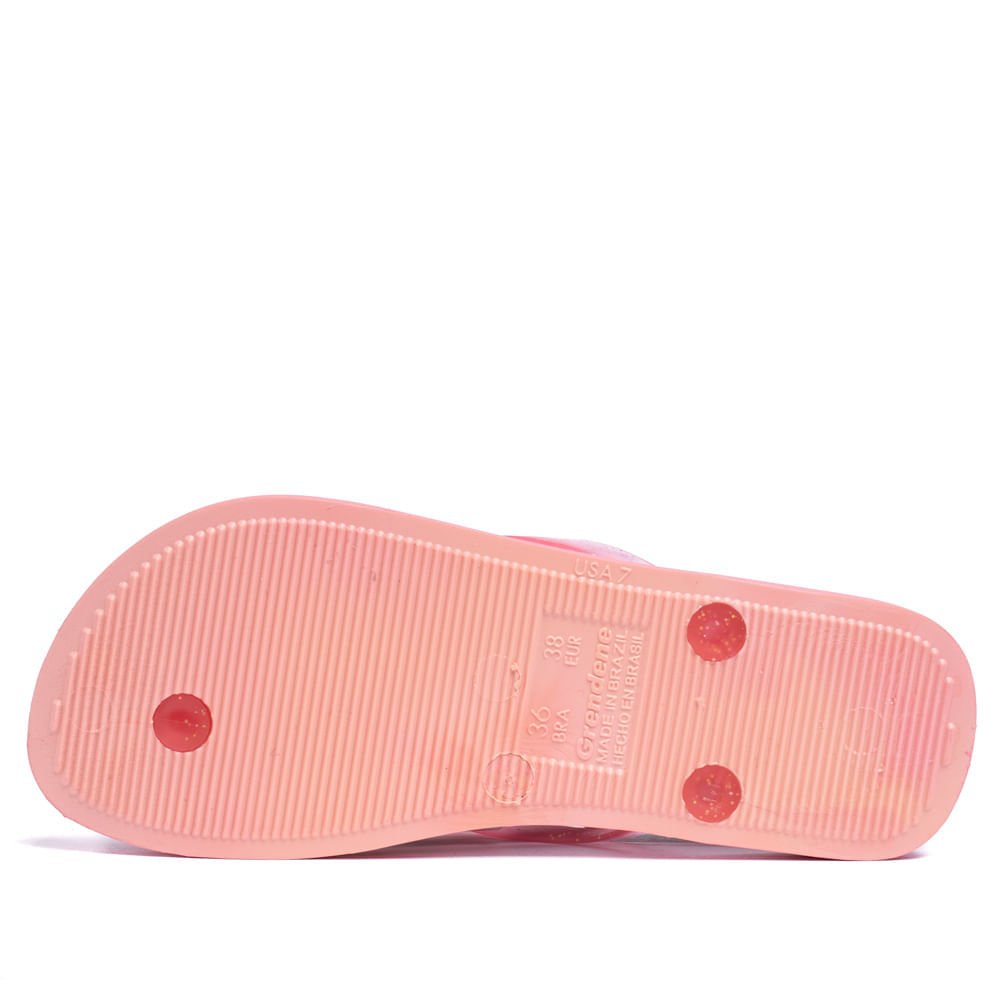 Chinelo Feminino Grendene Ipanema Glitter Rosa Rosa 3