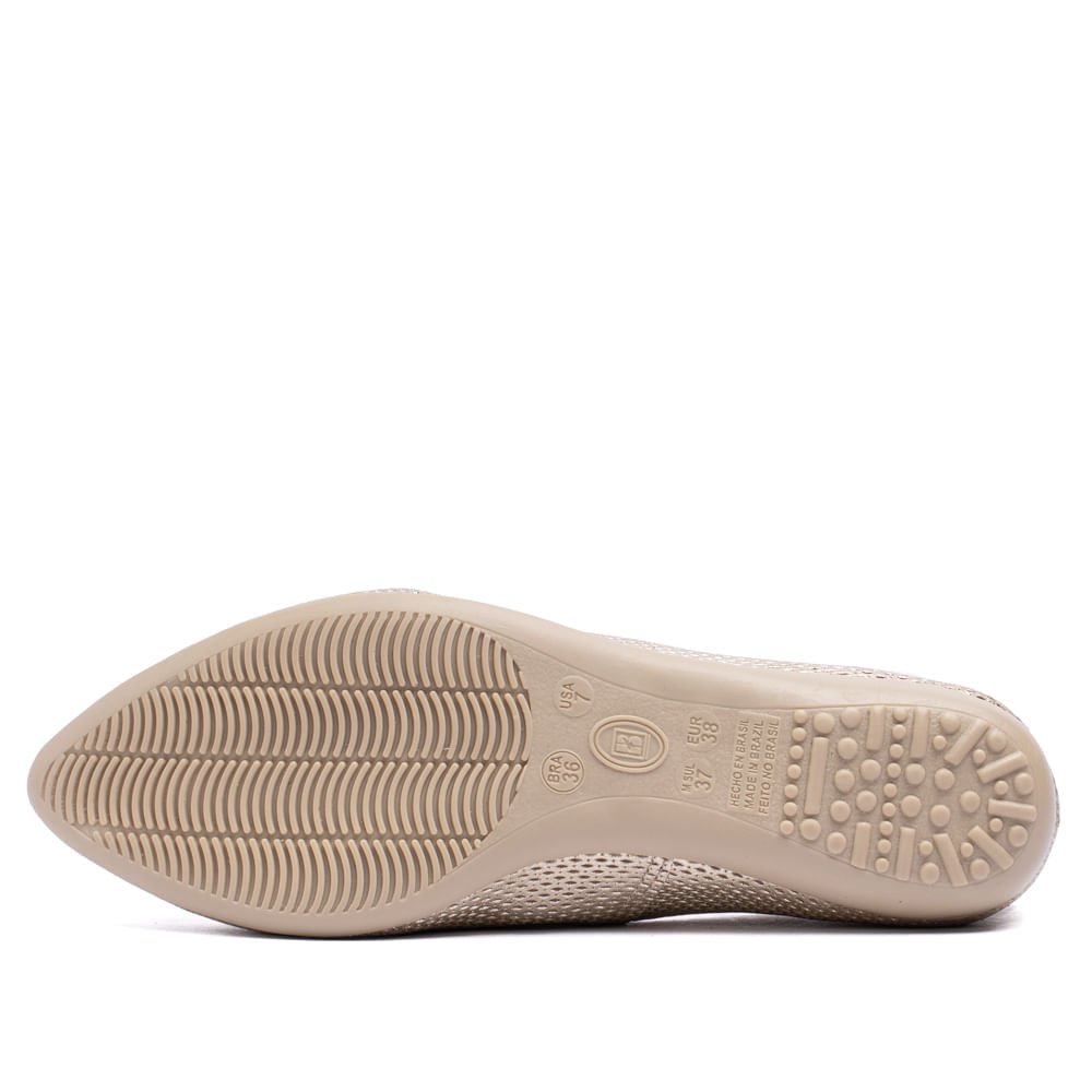 Sapatilha Feminina Bottero Veneza Dourado Dourado 2