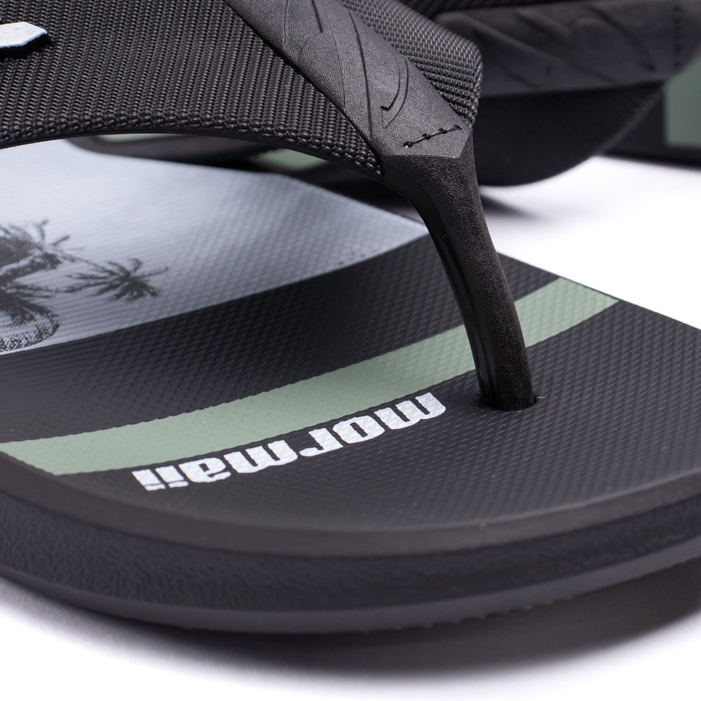 Chinelo Masculino Mormaii Wave II Preto/Verde Preto/Verde 5