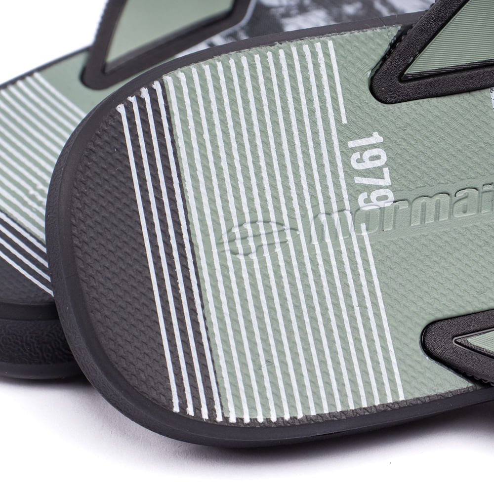 Chinelo Masculino Mormaii Wave II Preto/Verde Preto/Verde 6