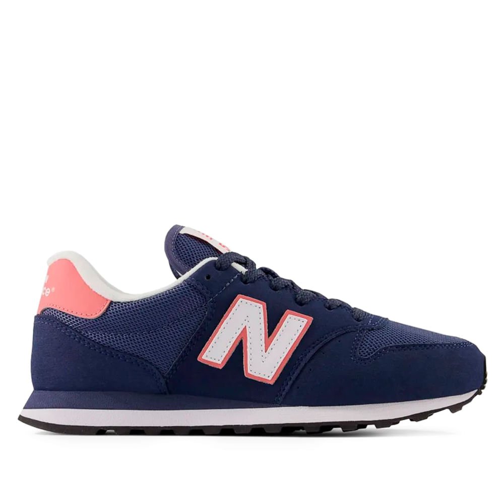 Tênis Feminino New Balance 500v2 Marinho/rosa