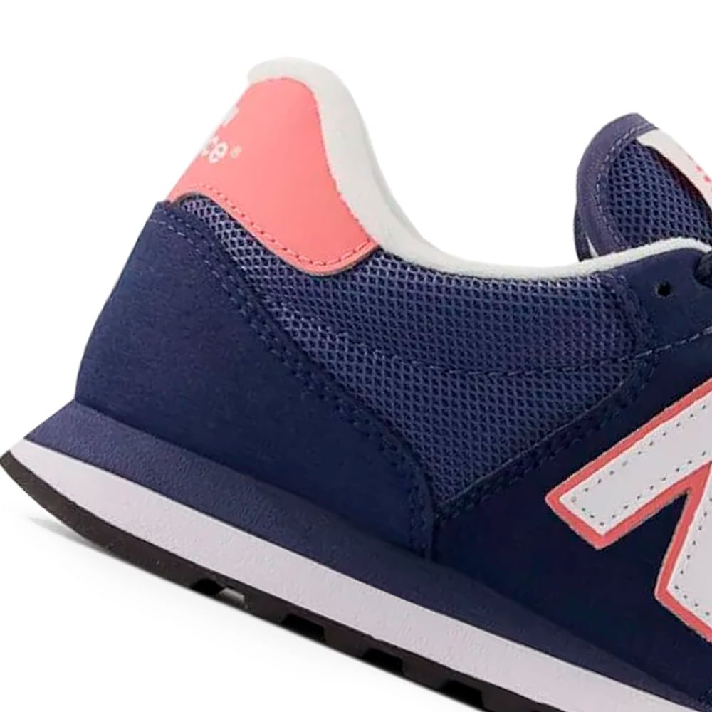 Tênis Feminino New Balance 500v2 Marinho/rosa Azul Marinho/Rosa 5