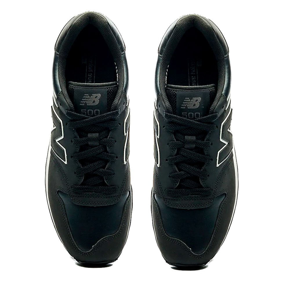 Tênis Masculino New Balance 500V2 Preto Preto 4