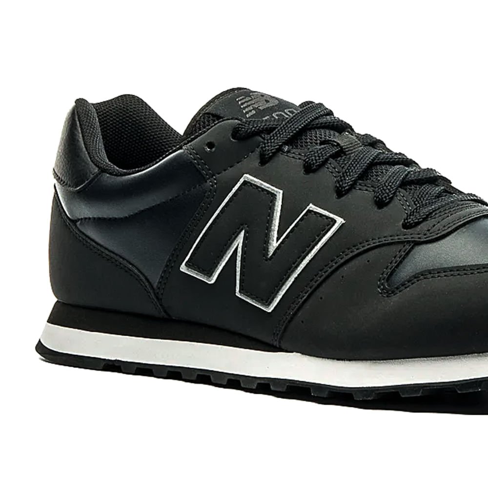 Tênis Masculino New Balance 500V2 Preto Preto 5