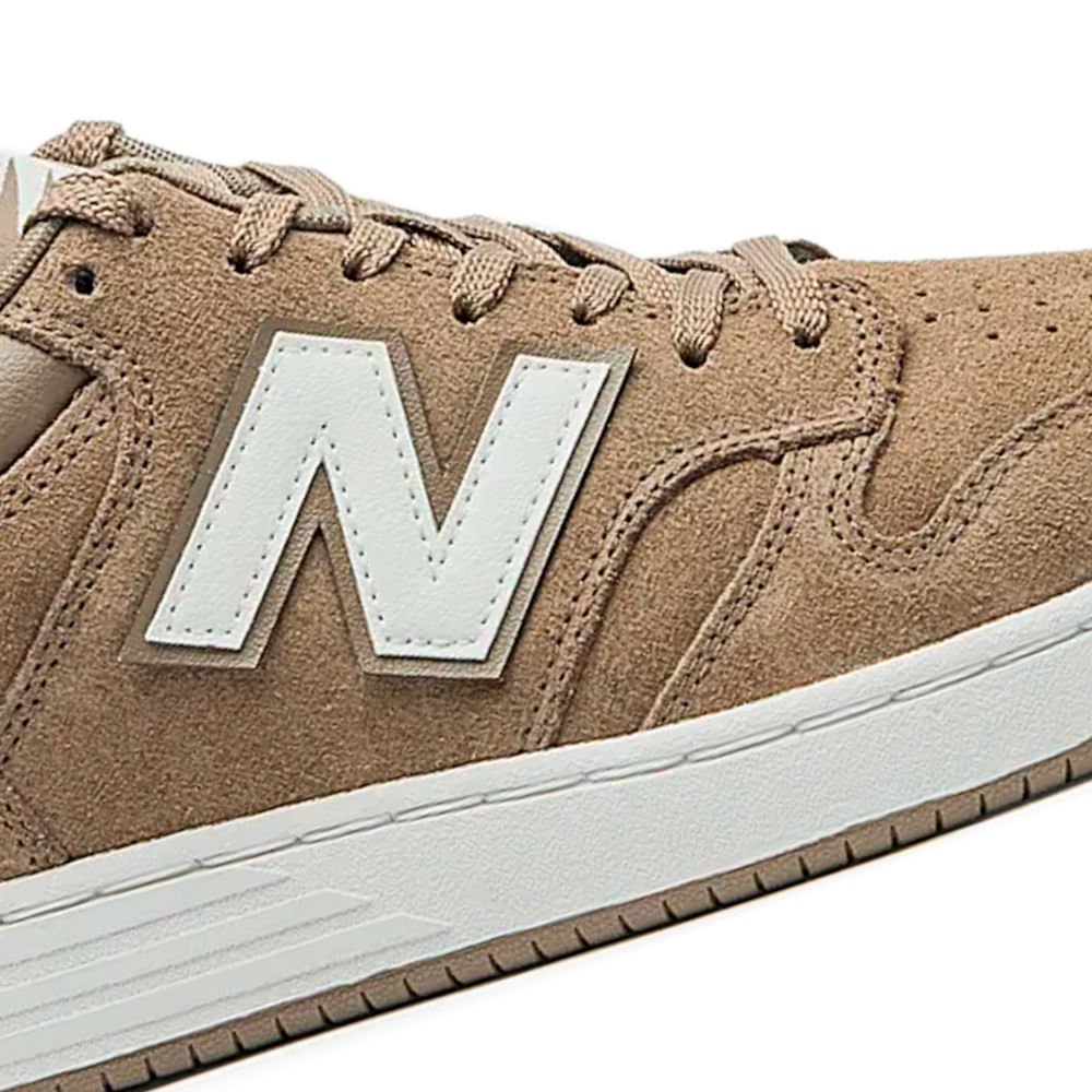Tênis Masculino New Balance 480L Camurça Marrom Claro Marrom Claro 5