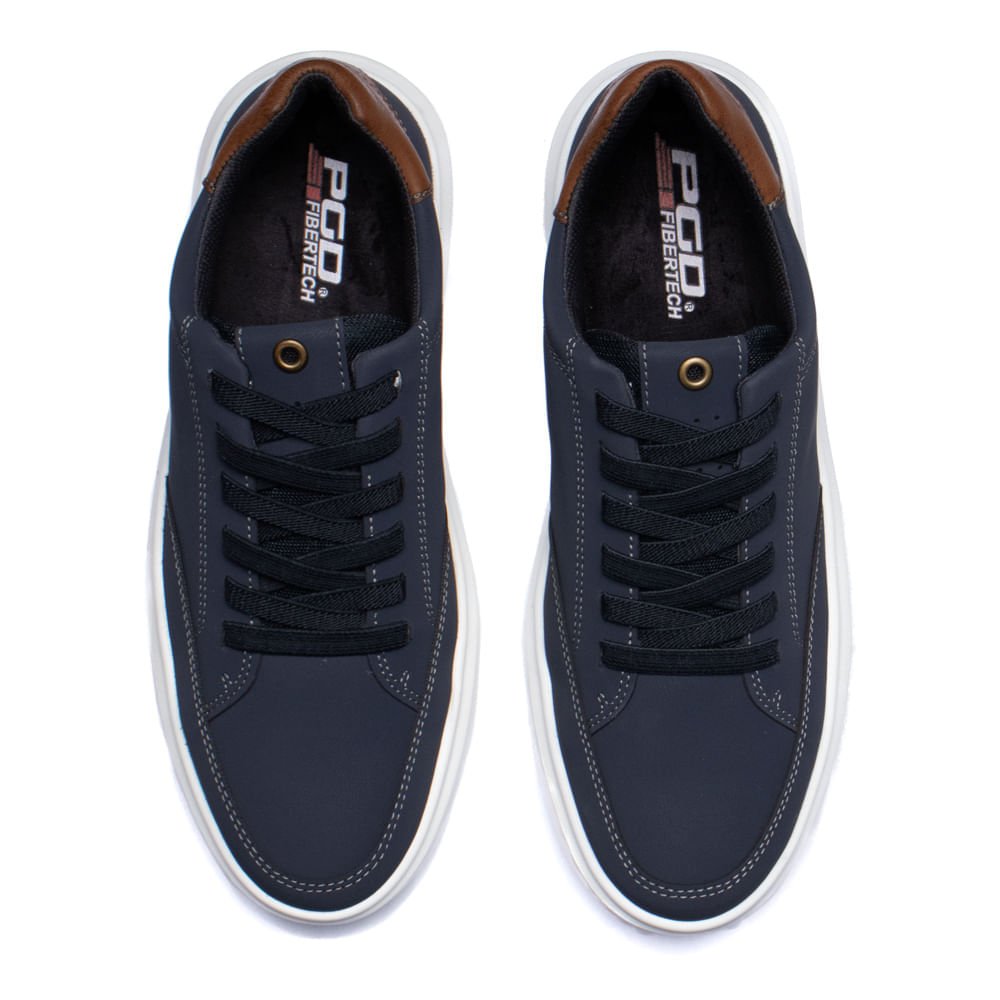 Sapatênis Masculino Pegada Fibertech Marinho Azul 4