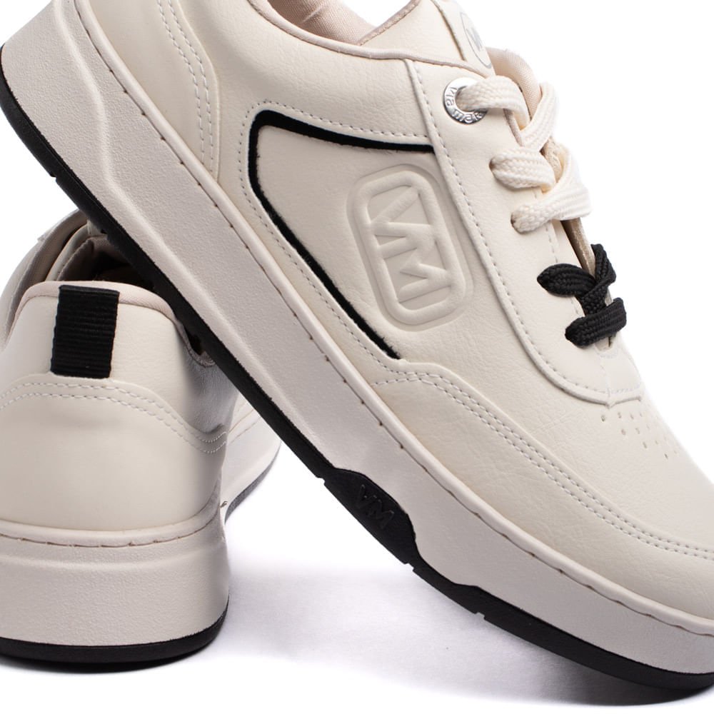 Tênis Feminino Via Marte Casual Flatform Off White Branco 6