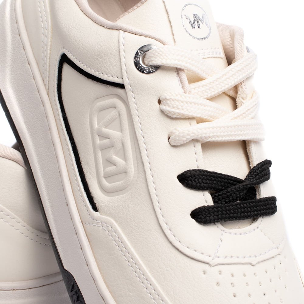 Tênis Feminino Via Marte Casual Flatform Off White Branco 8