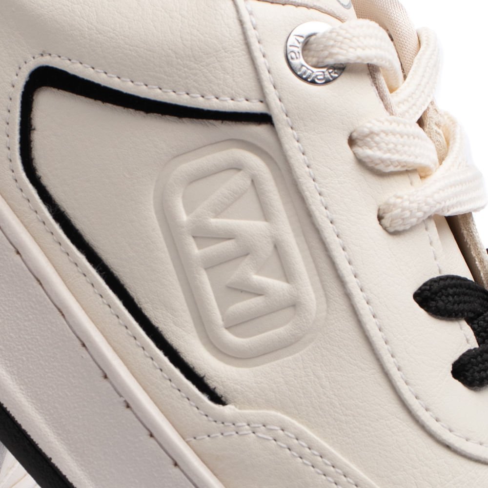 Tênis Feminino Via Marte Casual Flatform Off White Branco 9