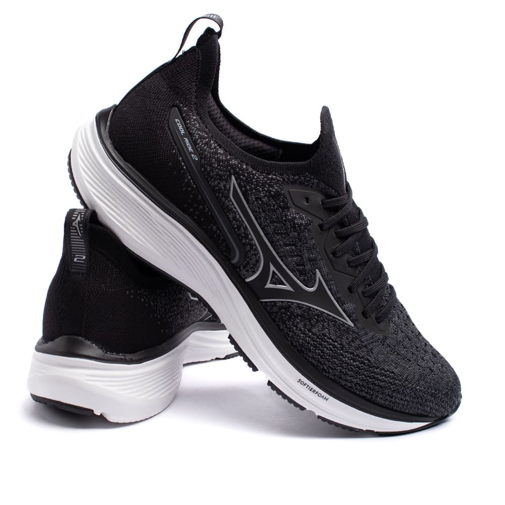 Tênis Masculino Mizuno Cool Ride 2 Cinza Escuro Cinza Escuro 9