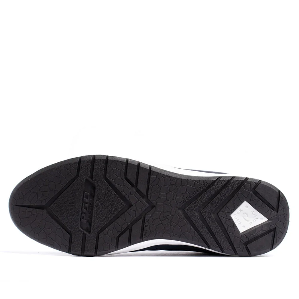 Sapatênis Masculino Pegada em Microfibra Fibertech Marinho Azul 2