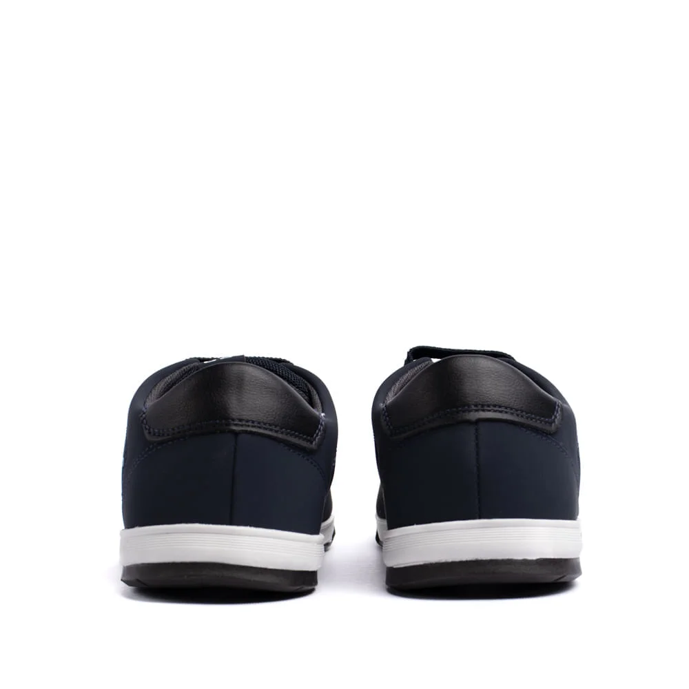 Sapatênis Masculino Pegada em Microfibra Fibertech Marinho Azul 3