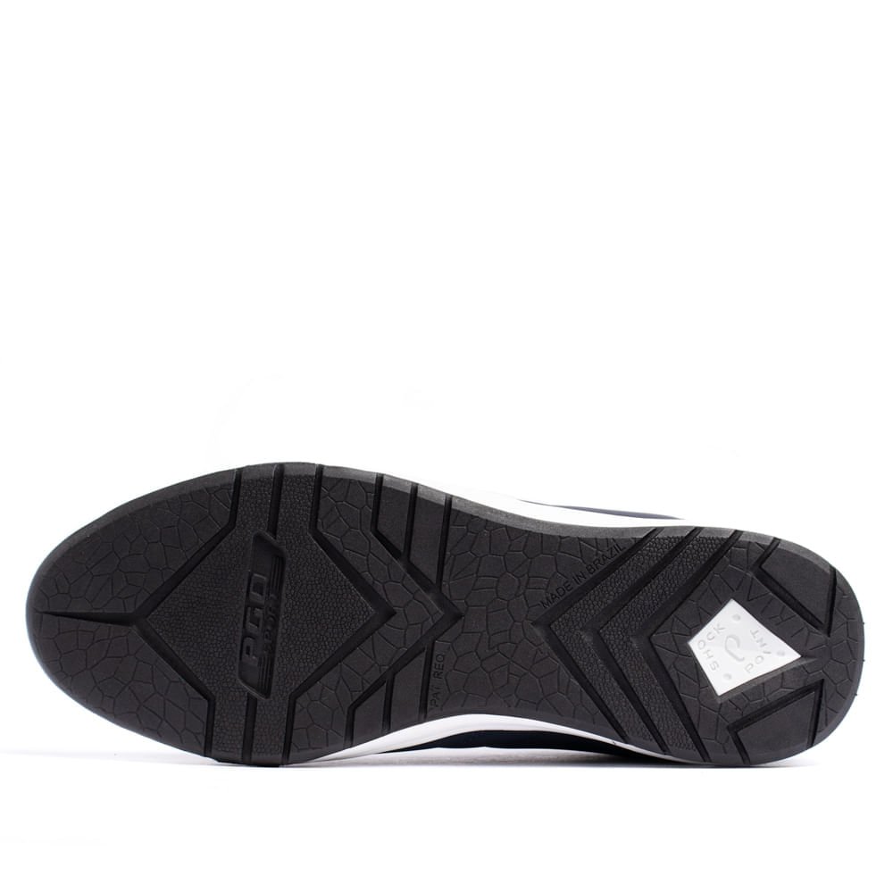 Sapatênis Masculino Pegada em Microfibra Fibertech Marinho Azul 2