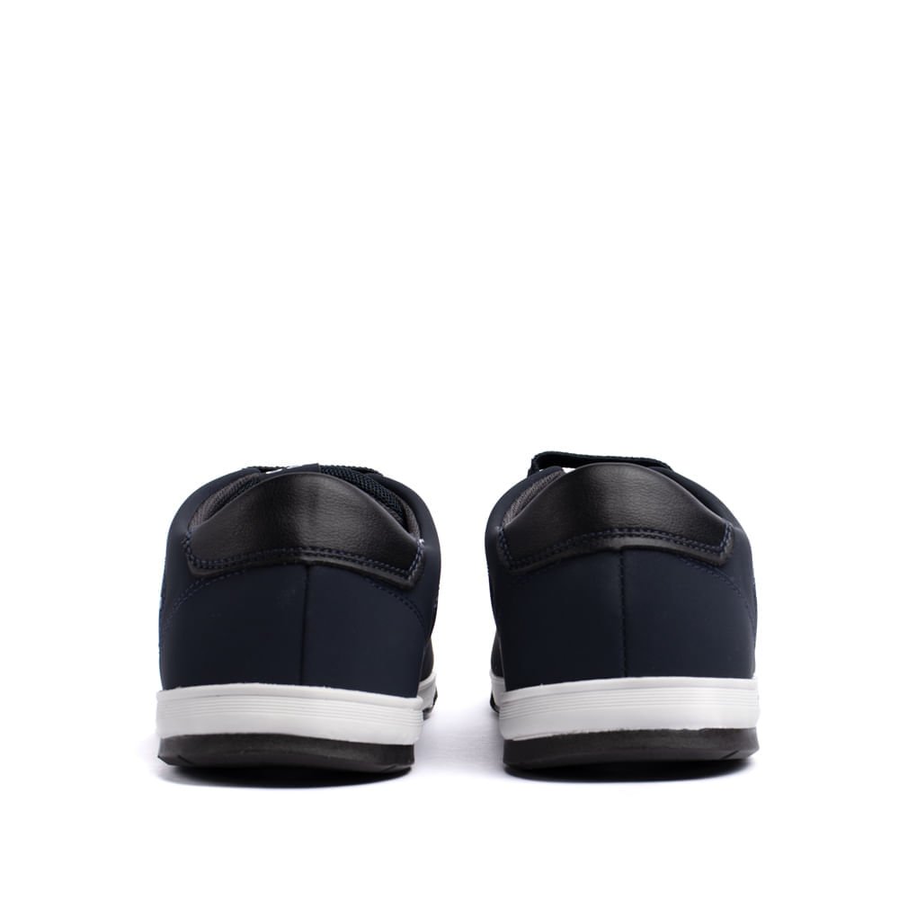 Sapatênis Masculino Pegada em Microfibra Fibertech Marinho Azul 3