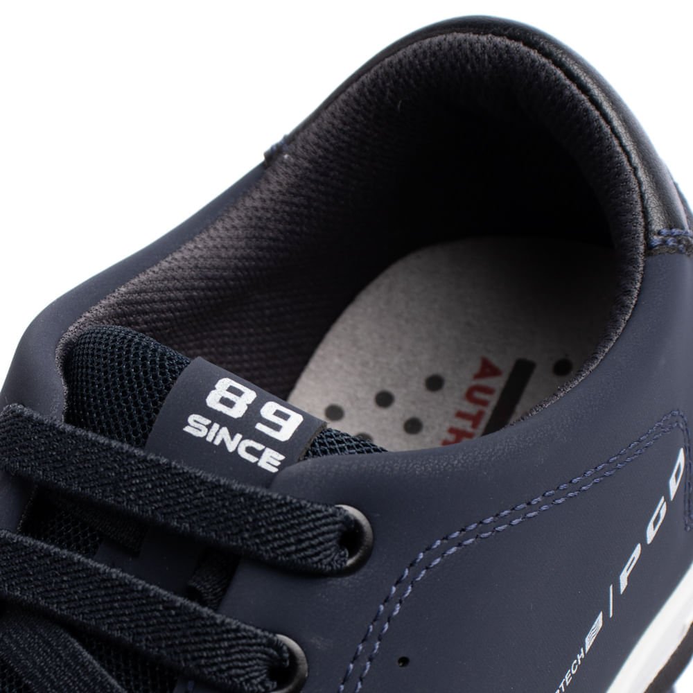 Sapatênis Masculino Pegada em Microfibra Fibertech Marinho Azul 5