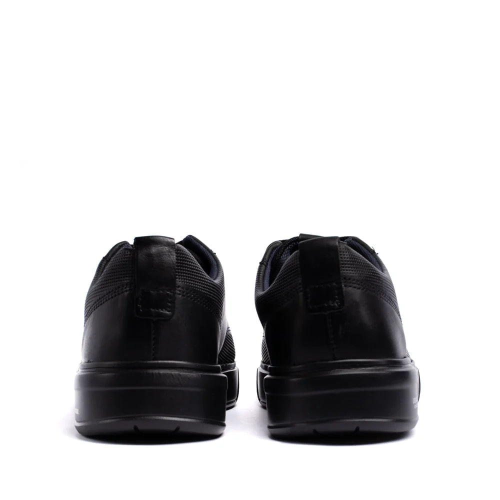 Tênis Masculino Pegada Levitech em Couro Preto Preto 3