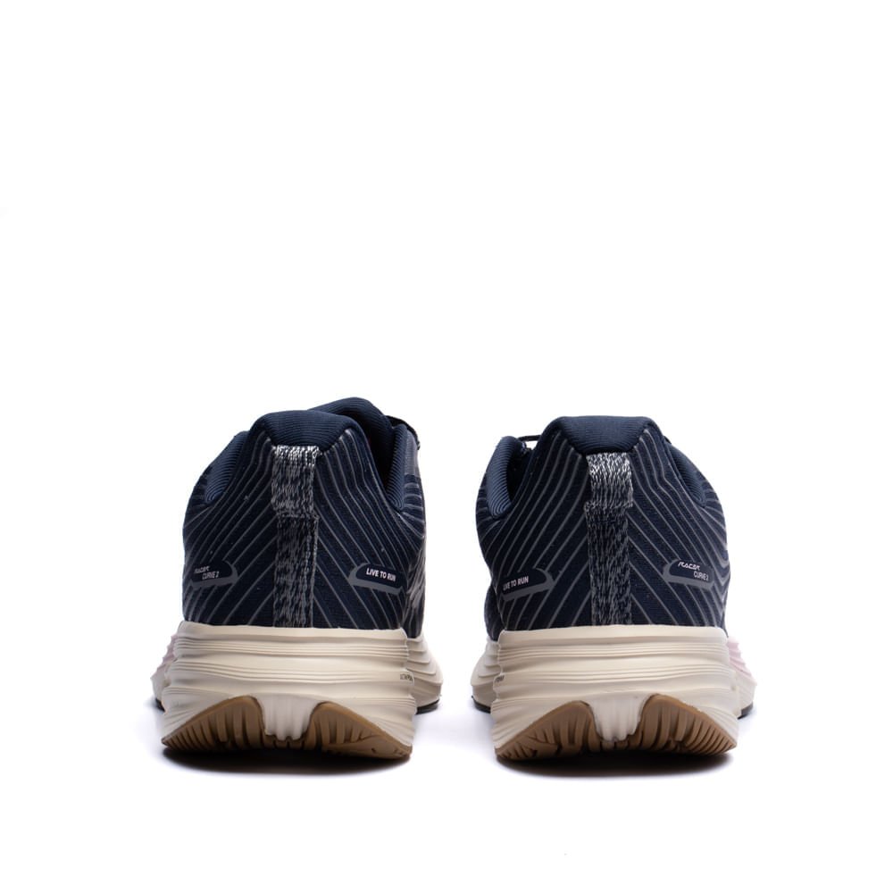 Tênis Feminino Fila Racer Curve 2 Marinho/Rosa Azul Marinho/Rosa 3