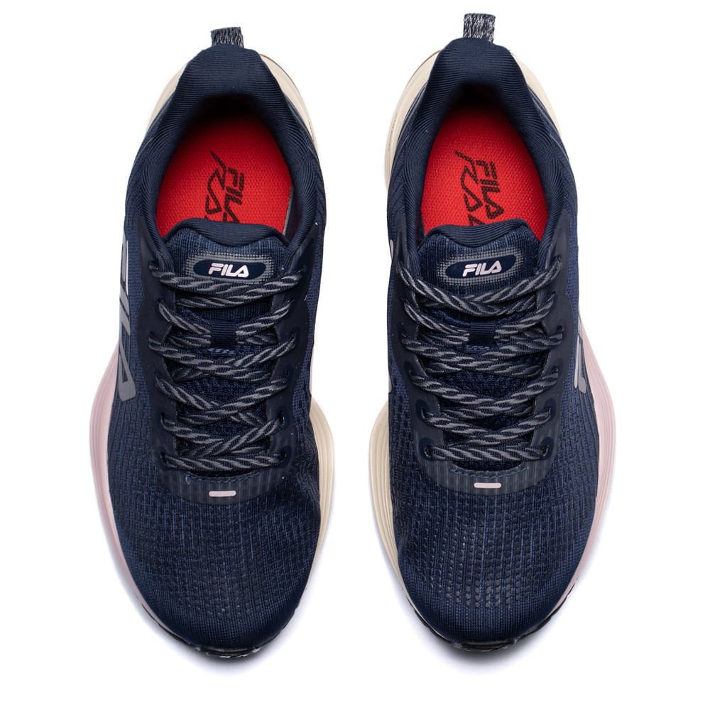 Tênis Feminino Fila Racer Curve 2 Marinho/Rosa Azul Marinho/Rosa 4