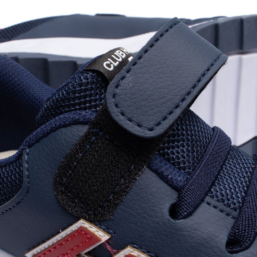 Tênis Infantil Menino Club Happy Action Marinho/Vermelho Marinho/Vermelho 8