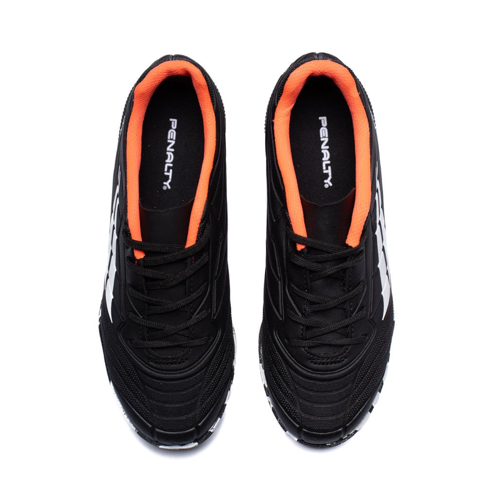 Chuteira Society Infantil Penalty Matis XXI Preto/branco Preto 4