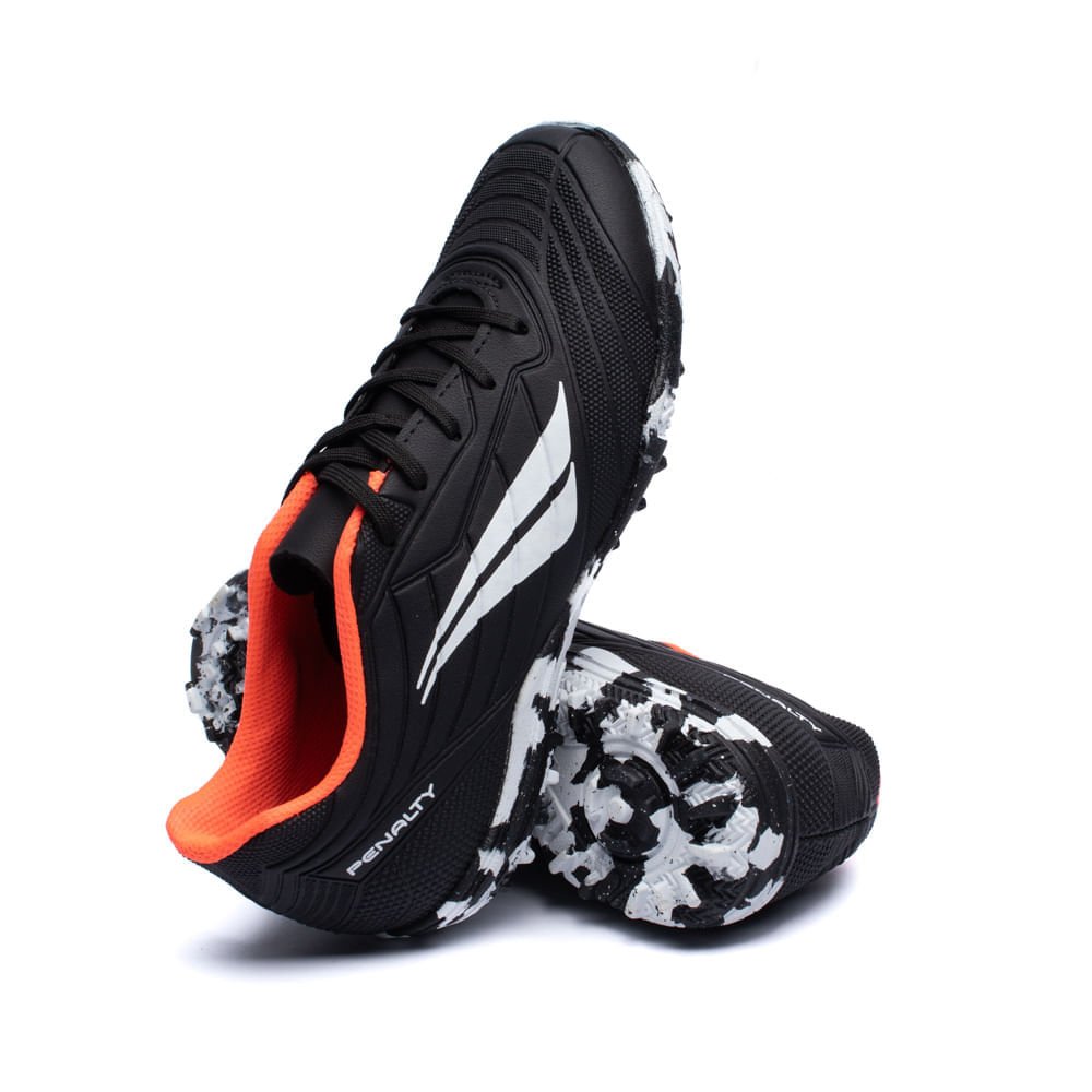 Chuteira Society Infantil Penalty Matis XXI Preto/branco Preto 5