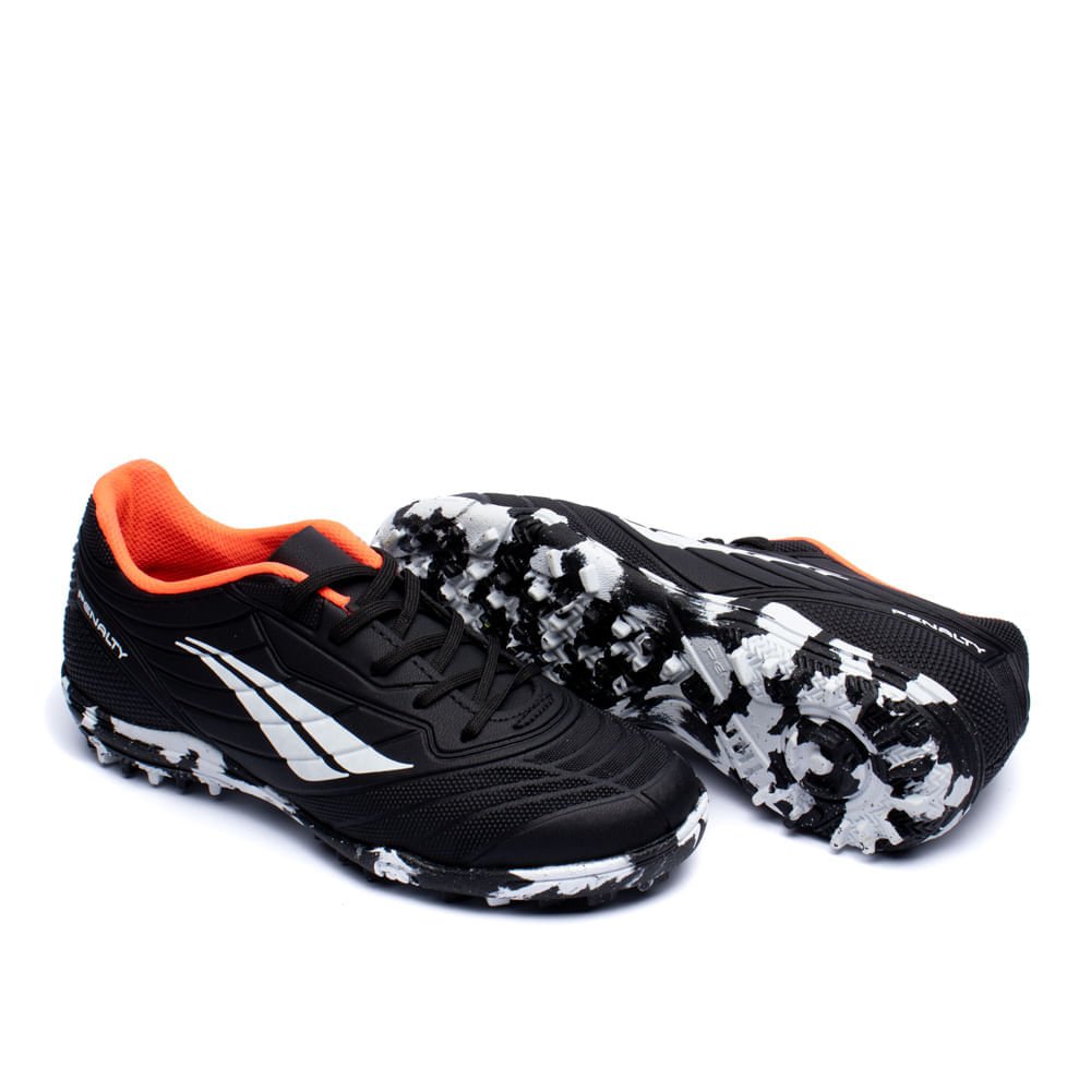 Chuteira Society Infantil Penalty Matis XXI Preto/branco Preto 7