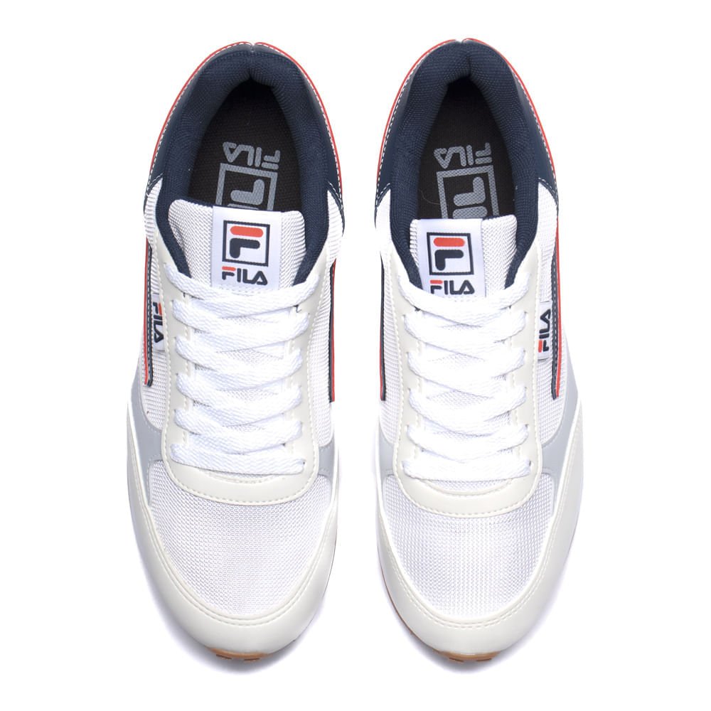 Tênis Masculino Fila Renno Classic Branco/Marinho Branco/Marinho 4