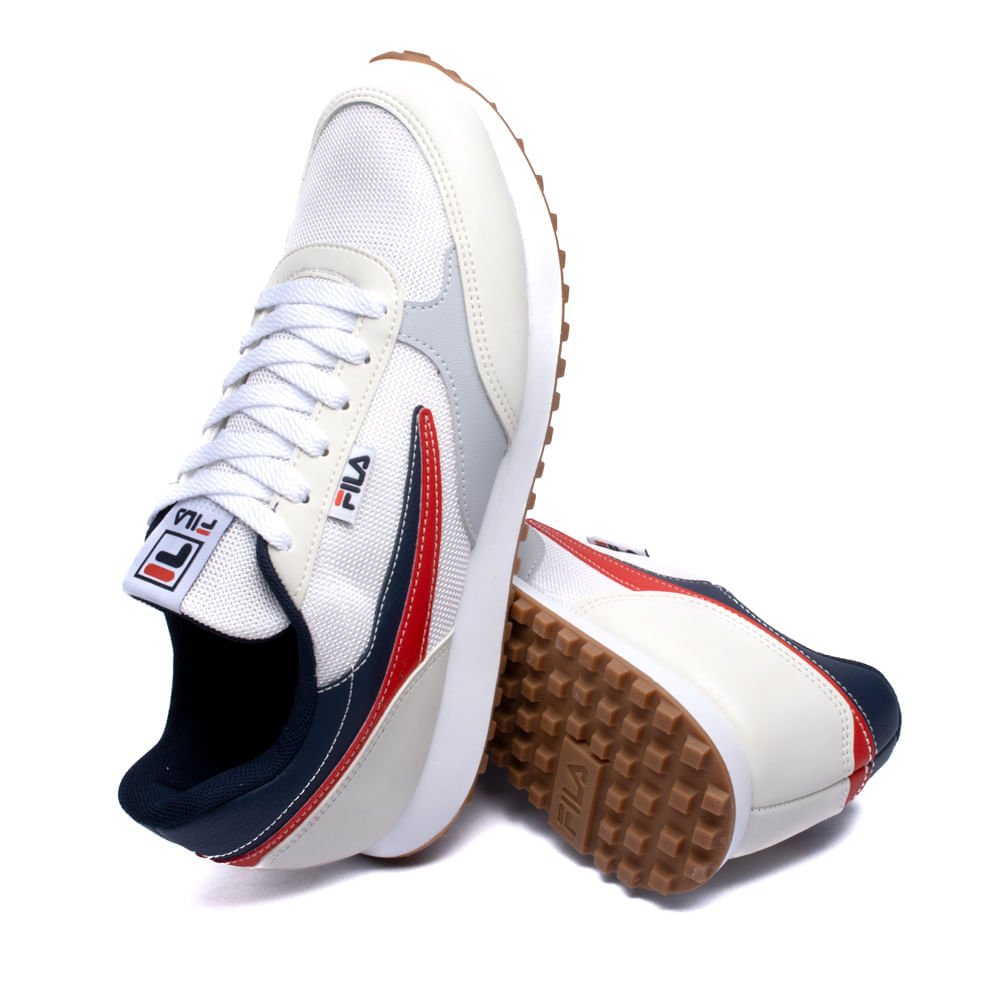 Tênis Masculino Fila Renno Classic Branco/Marinho Branco/Marinho 5