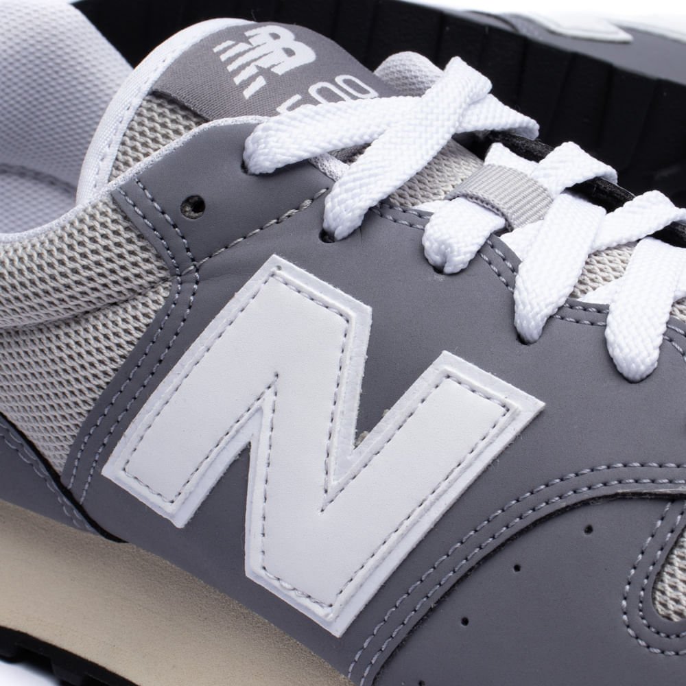 Tênis Masculino New Balance 500v2 Grafite Cinza 5