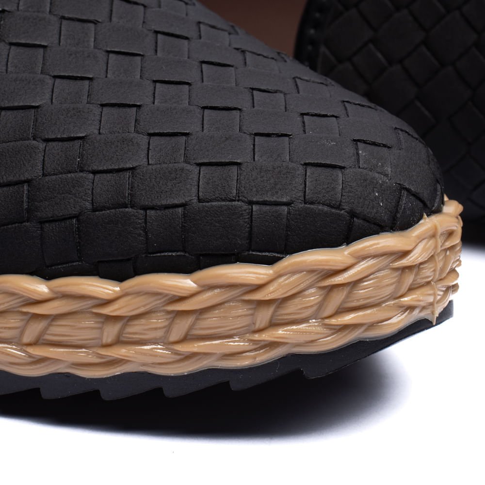 Sapatilha Feminina Moleca Bico Redondo Preto Preto 5