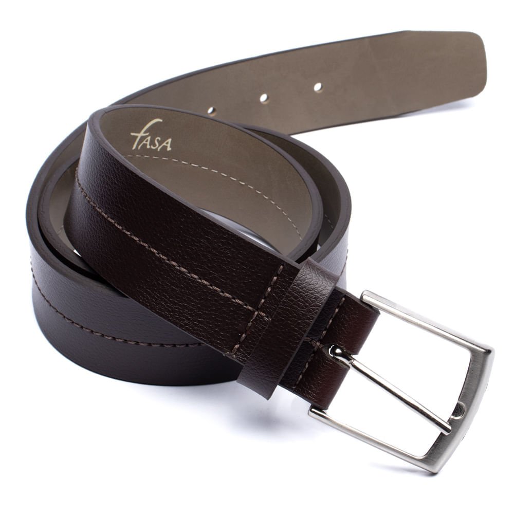 Cinto Masculino Fasa Fasolo Y073103 Marrom Marrom 3