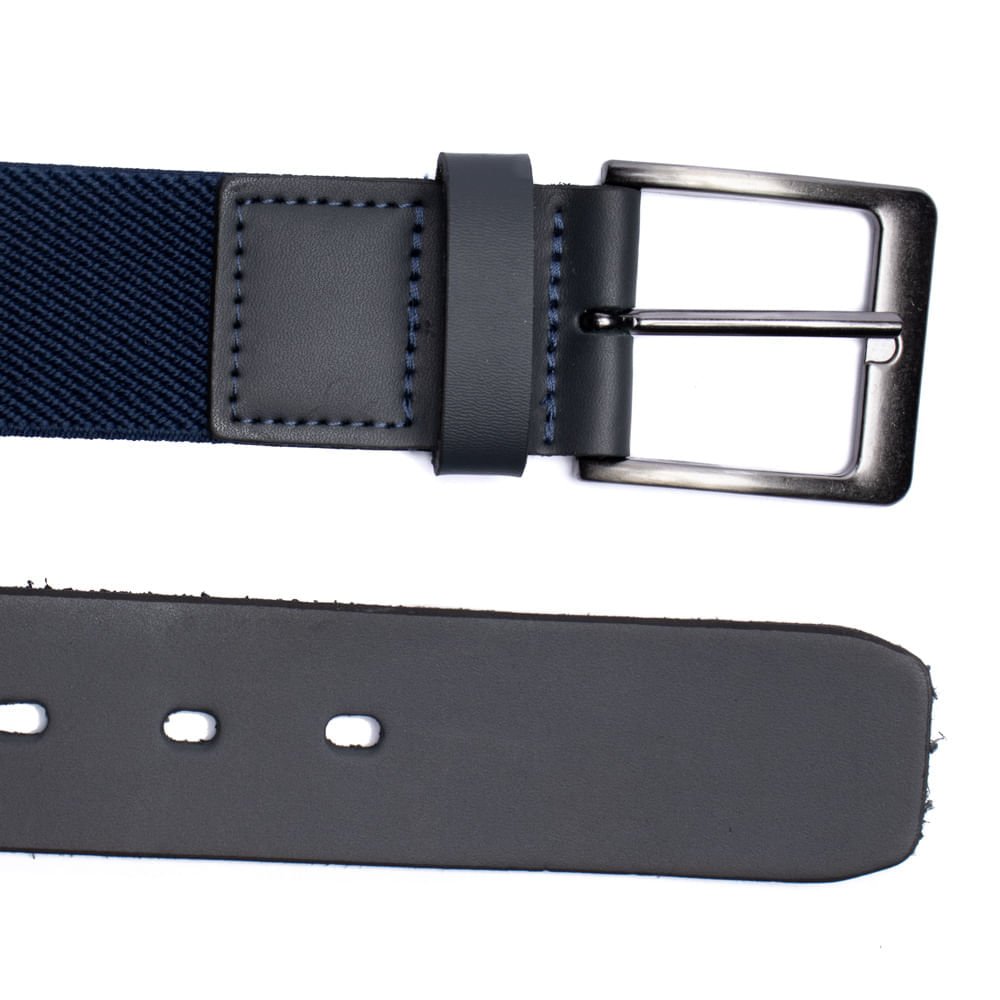 Cinto Masculino Fasolo Comfort Elástico X188221 Marinho Azul 3