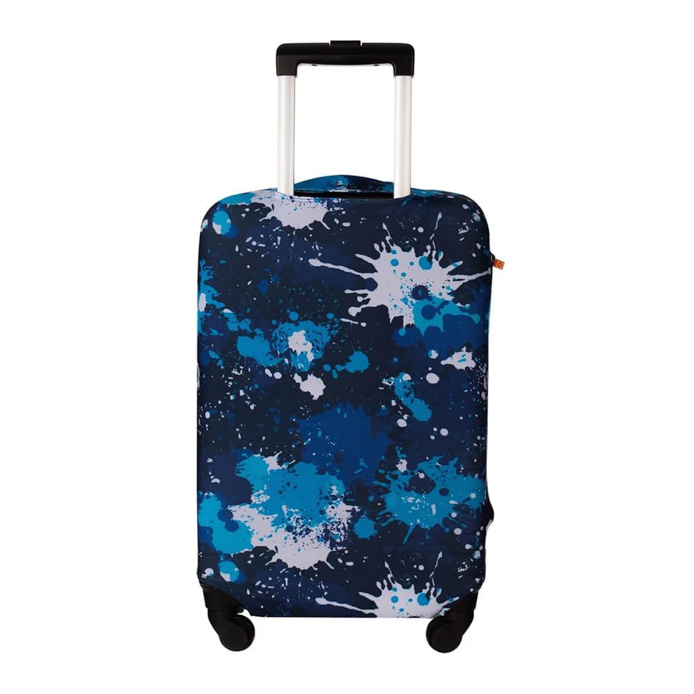 Capa para Mala Luggio Basic Estampa Splash Azul Azul 2