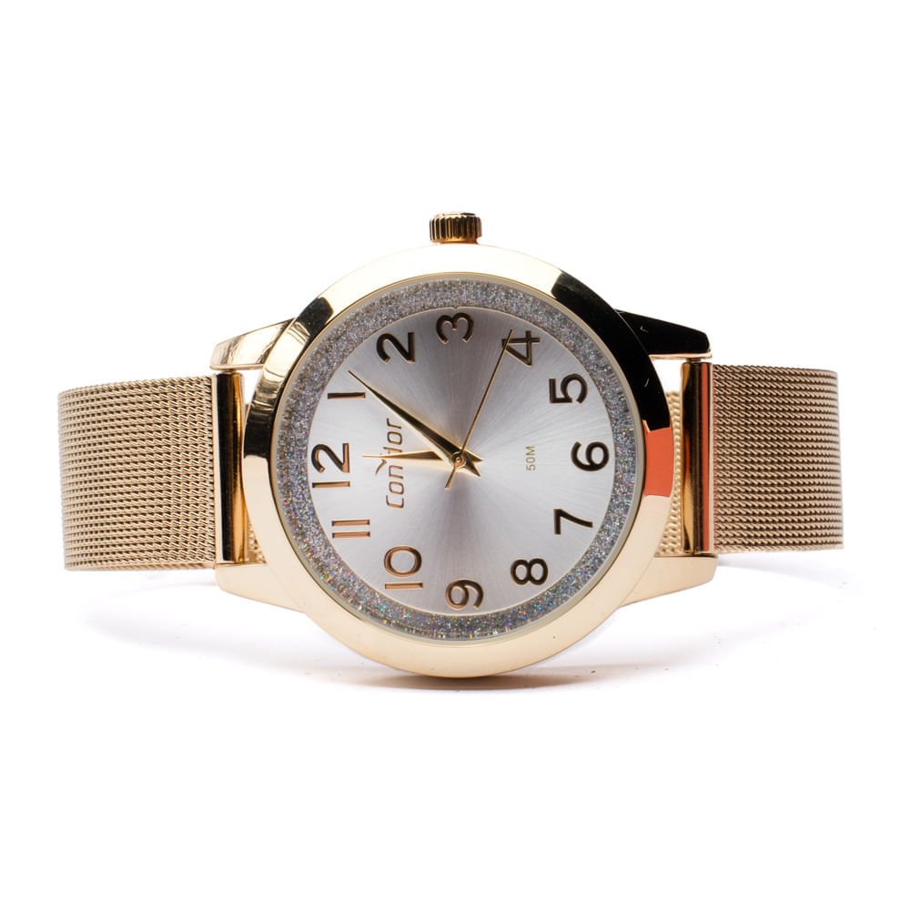 Relógio Feminino Condor CO2039MUD/4D Dourado