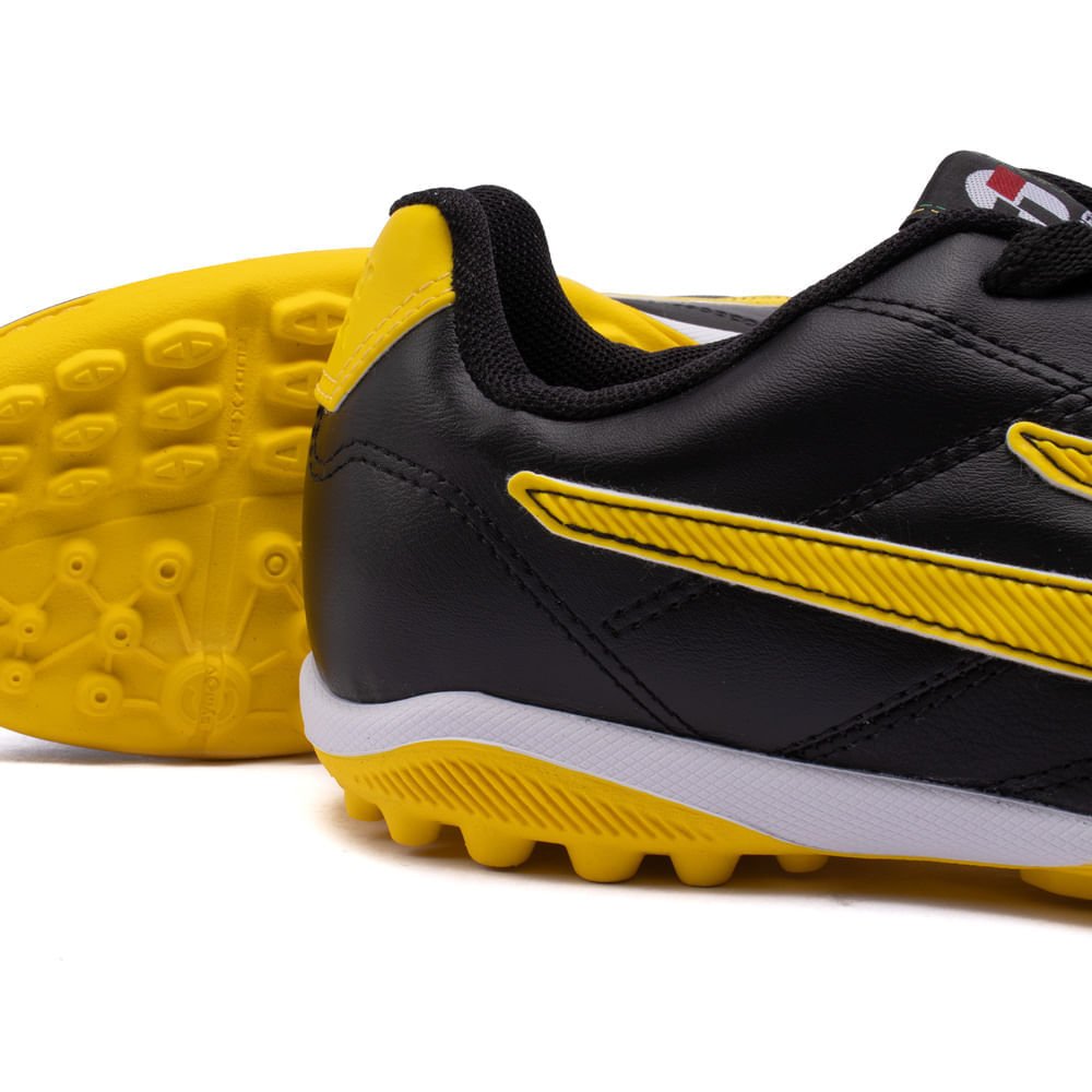 Chuteira Society Topper Furia Preto/amarelo Preto/Amarelo 6