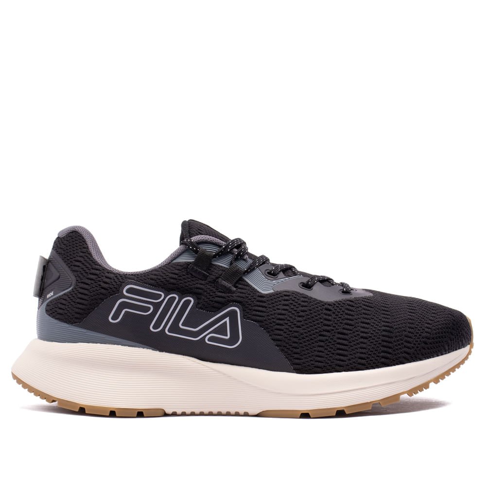 Tênis Masculino Fila Ride Preto/bege