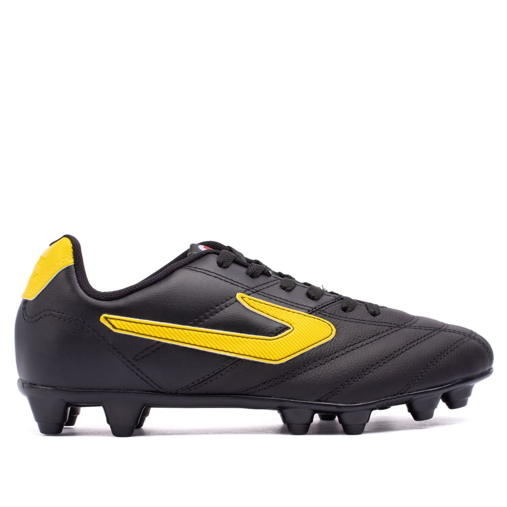 Chuteira Campo Topper Furia Preto/amarelo Preto/Amarelo 1