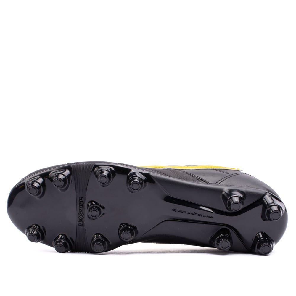 Chuteira Campo Topper Furia Preto/amarelo Preto/Amarelo 2