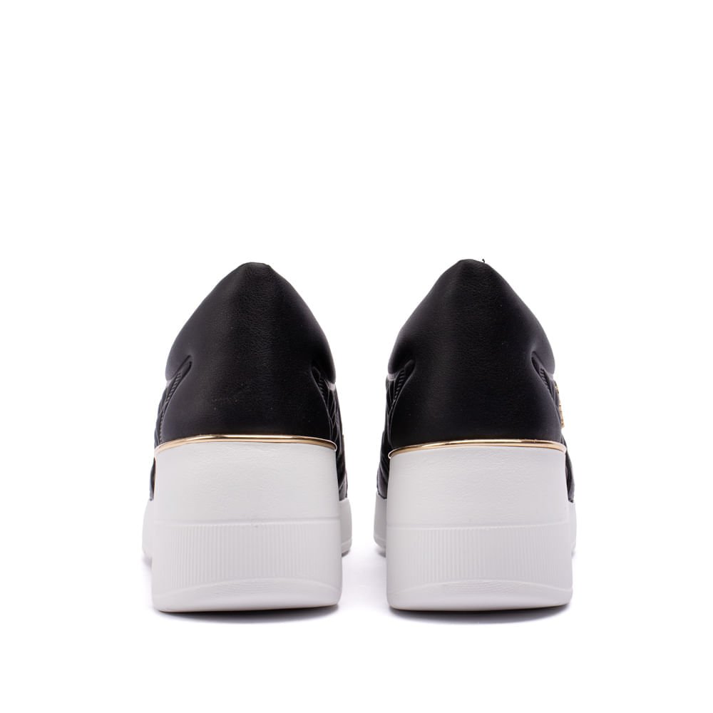 Tênis Feminino Kolosh Anabela Preto Preto 3