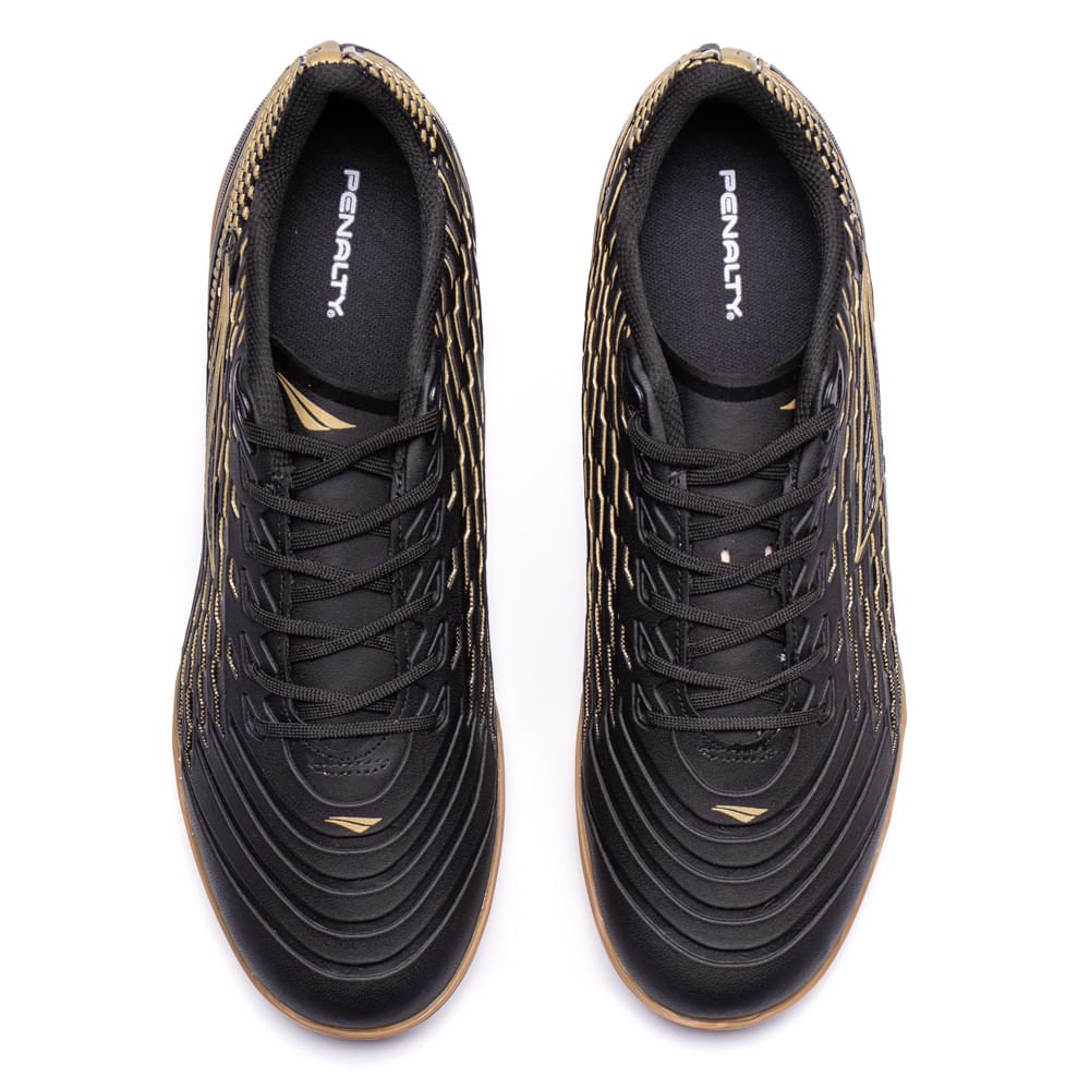 Chuteira Futsal Penalty Garra Y-2 Preto/dourado Preto/Dourado 4